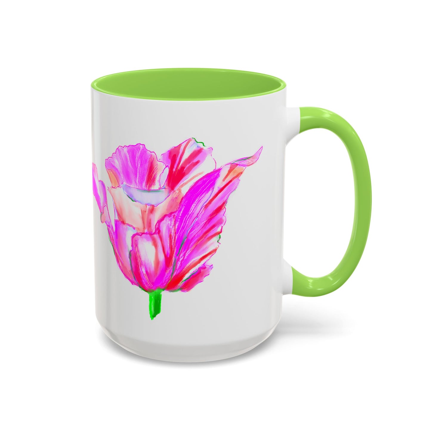 Vibrant Tulips Mugs