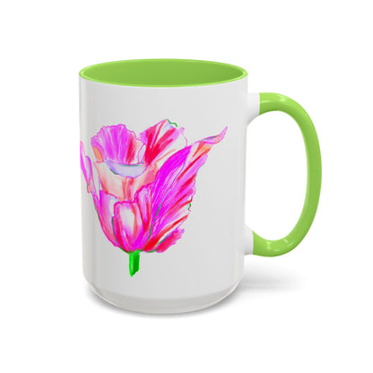 Vibrant Tulips Mugs