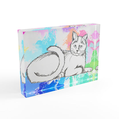 Kitty Fun Acrylic Block