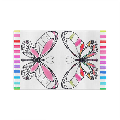 Flutterstripe Microfiber Tea Towel