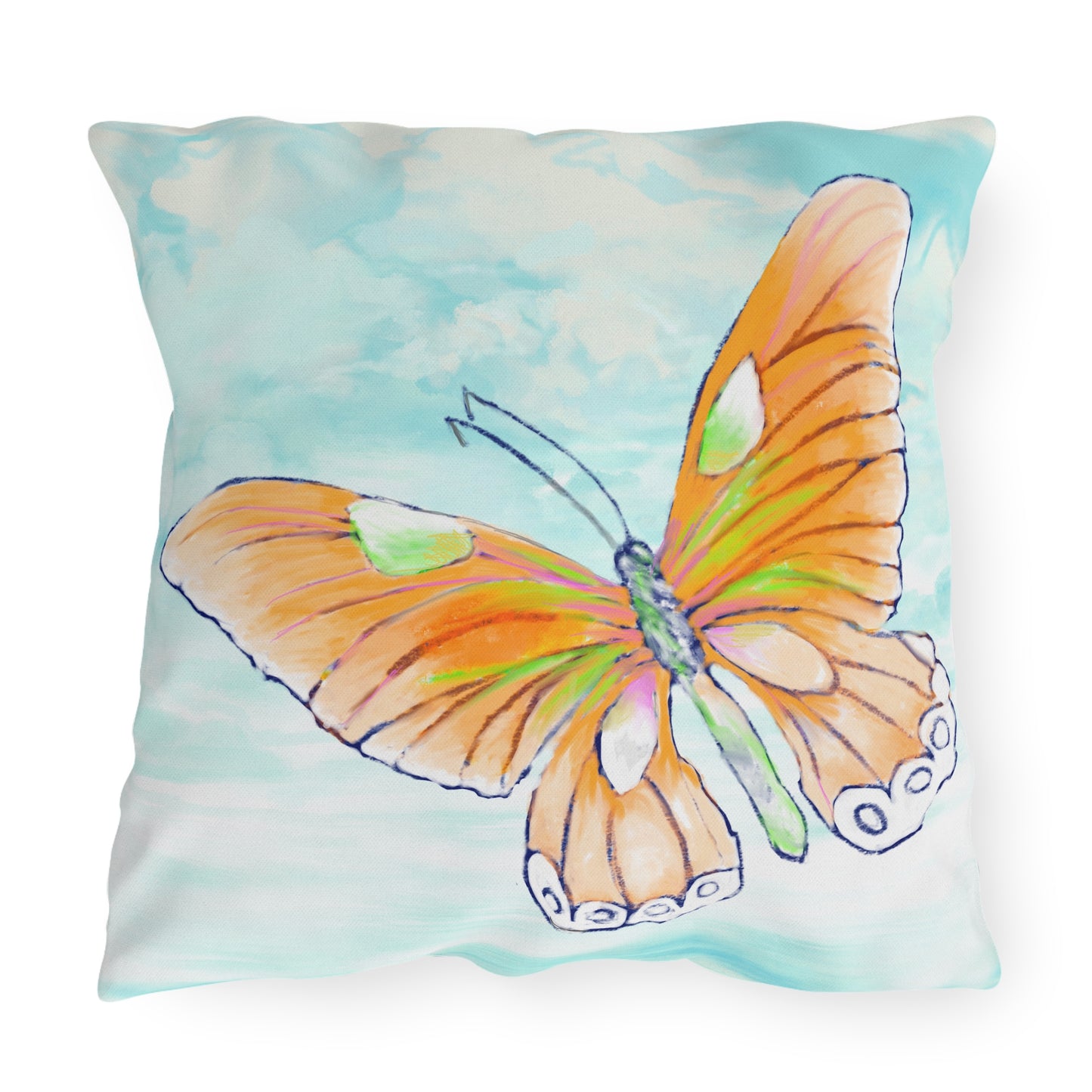 Outdoor Pillows Butterfly Flutter