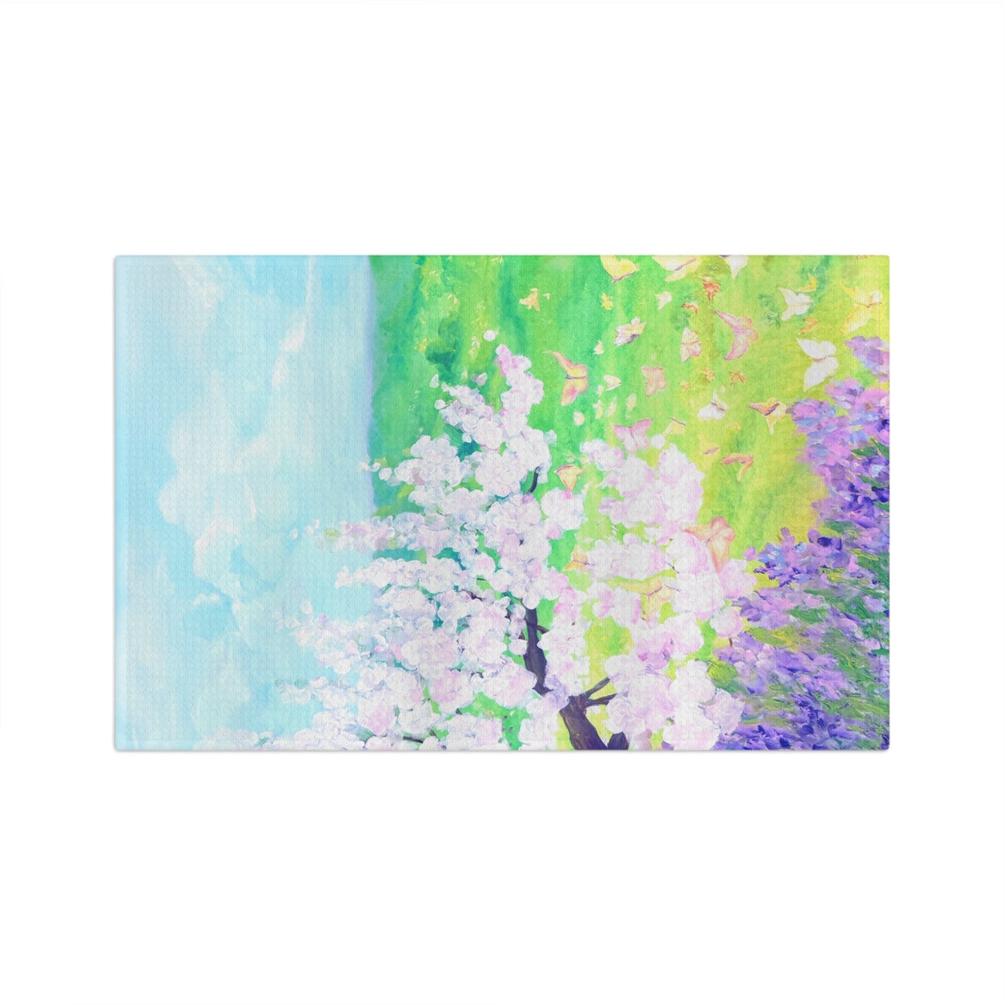Dish Towels Microfiber Butterfly Dream Landscape