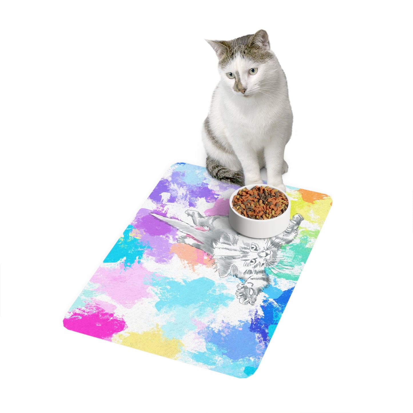 Pet Feeding Mats Falling for Dinner