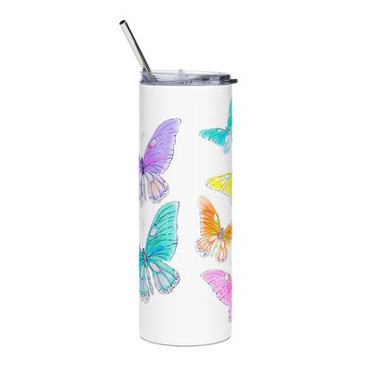 Stainless Steel Tumblers, 20oz Butterfly Ballet