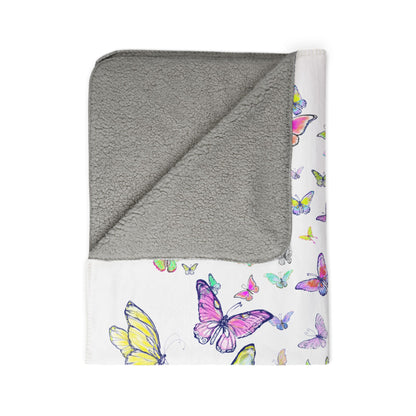 Blossom Glide Fleece Sherpa Blanket