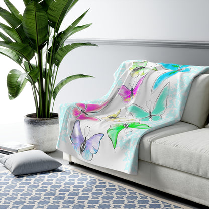 Blankets Sherpa Fleece Butterfly Snuggle
