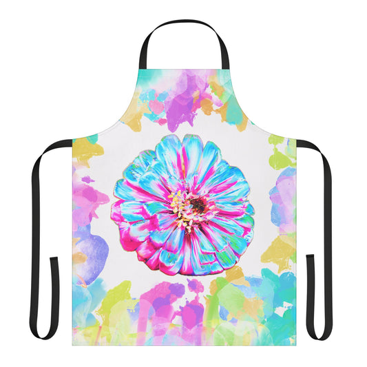 Zinnia Color Splash Apron