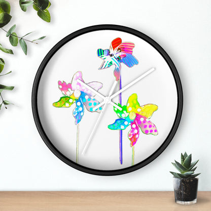 Celebrations Pin Wheel Wall Clock