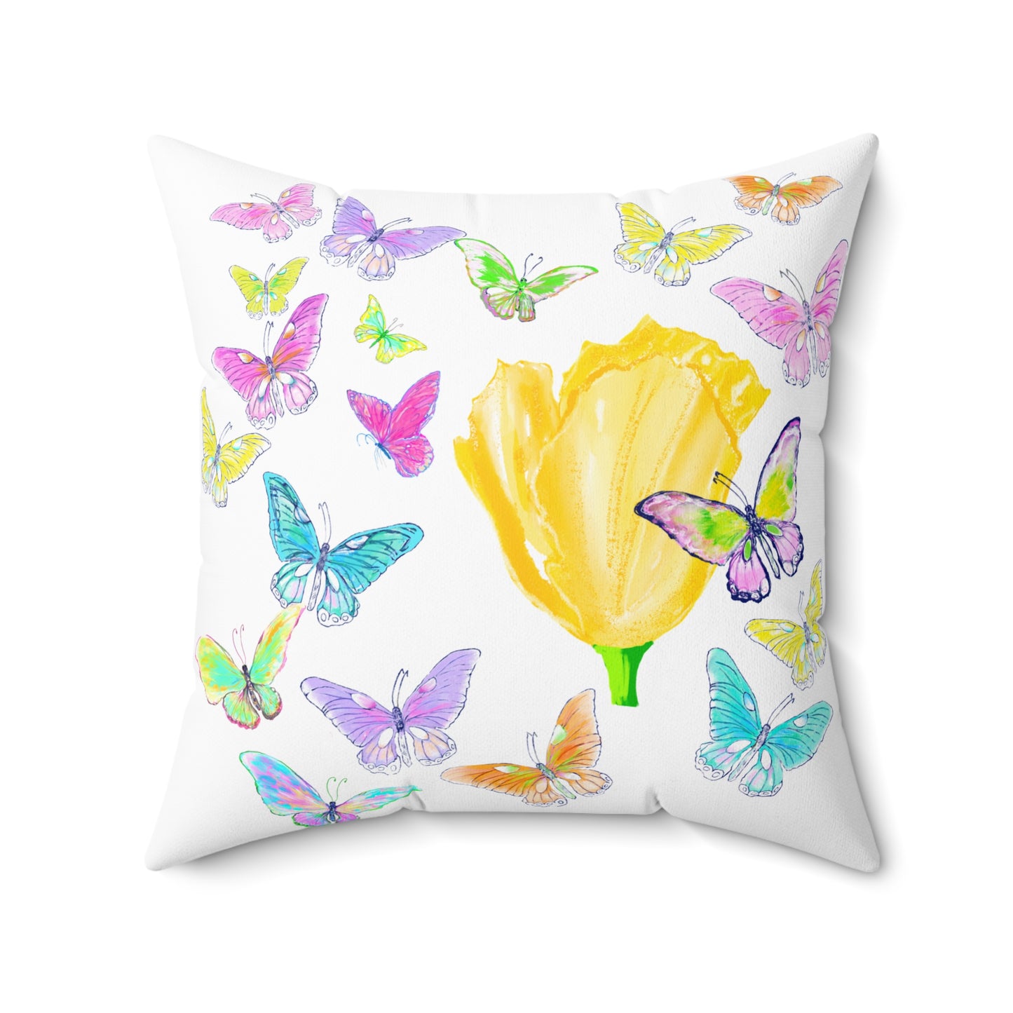 Pillows Dancing Tulips & Butterflies