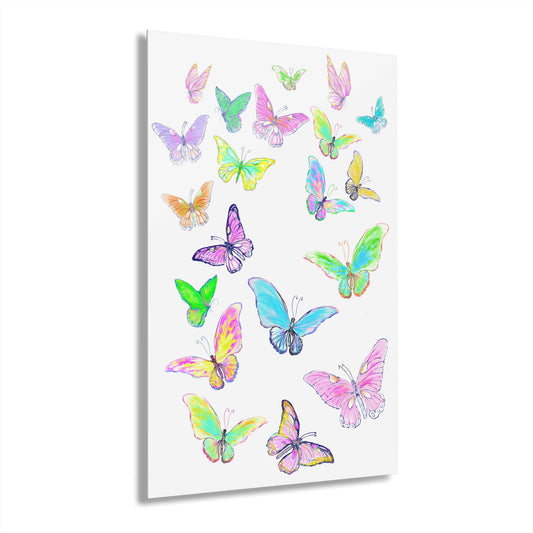 Blossom Glide Acrylic Prints A (French Cleat Hanging)