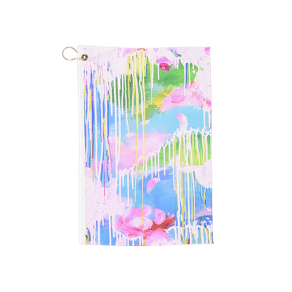 Golf Towels Color Drips