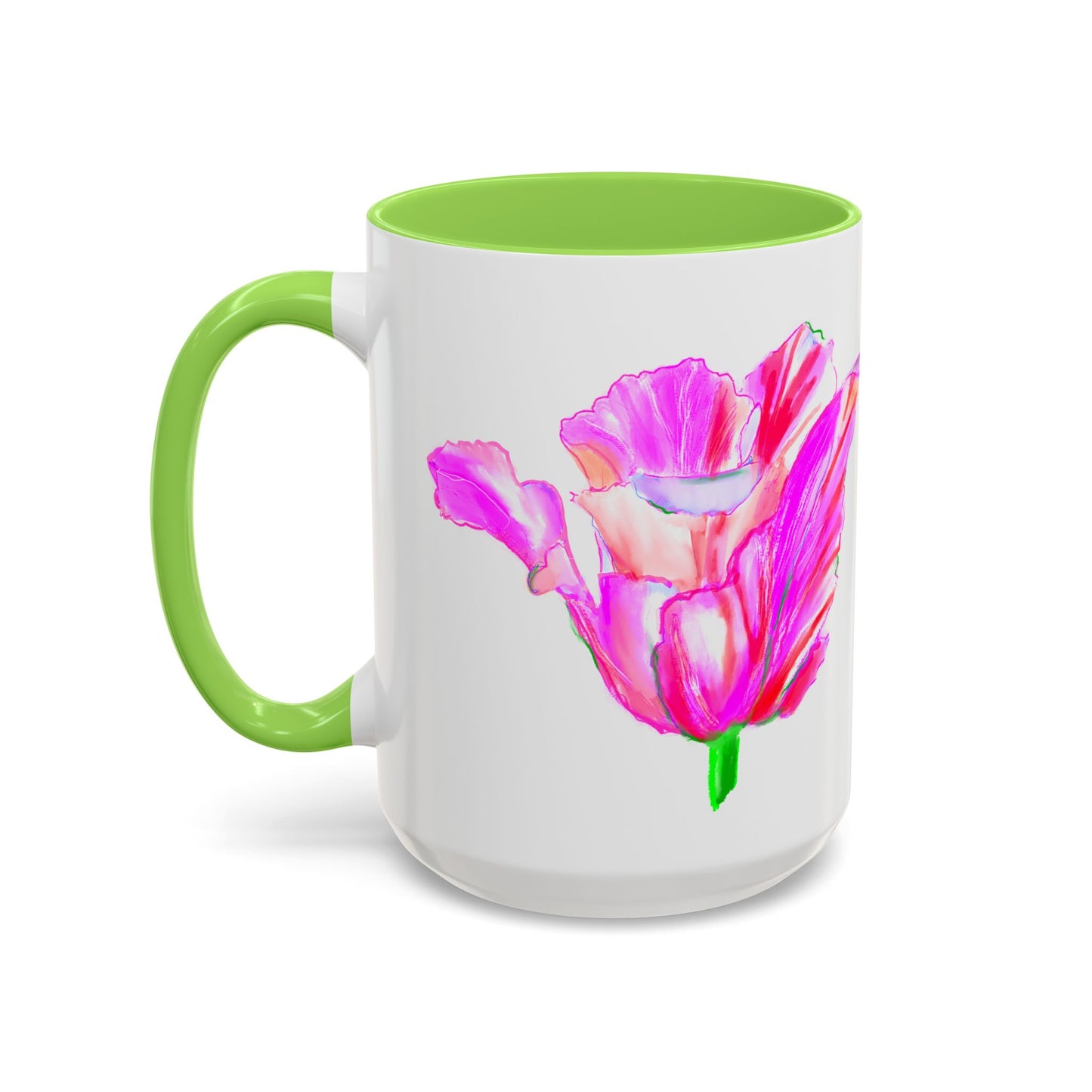 Vibrant Tulips Mugs