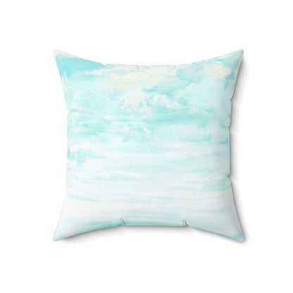 Square Pillow Butterfly Flutter Right  Facing Orange