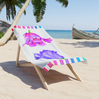 Tulip Love Beach or Bath Towel