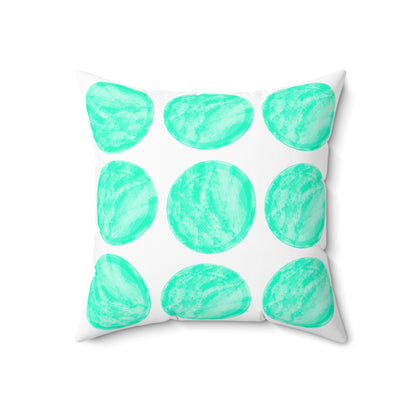 Polka Dot Joy Pillow "Humility is sacred soil"