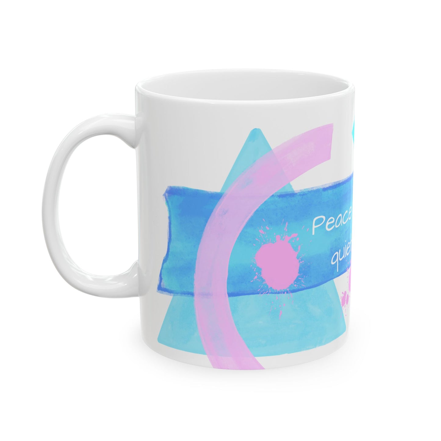 Pattern Play Mug "Peace blooms in.."