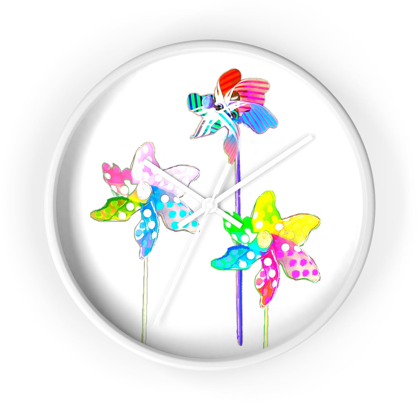 Celebrations Pin Wheel Wall Clock