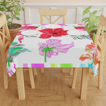 Vibrant Tulips Tablecloth