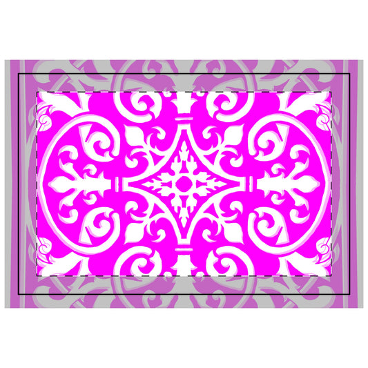 Quilted Placemat Hand-Drawn Classic