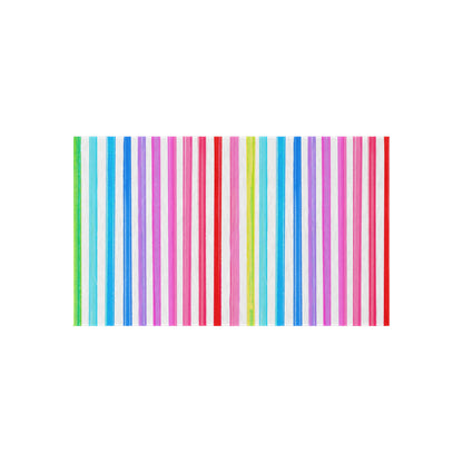 Indoor/Outdoor Rugs Magic of Watercolor Whimsy Stripes