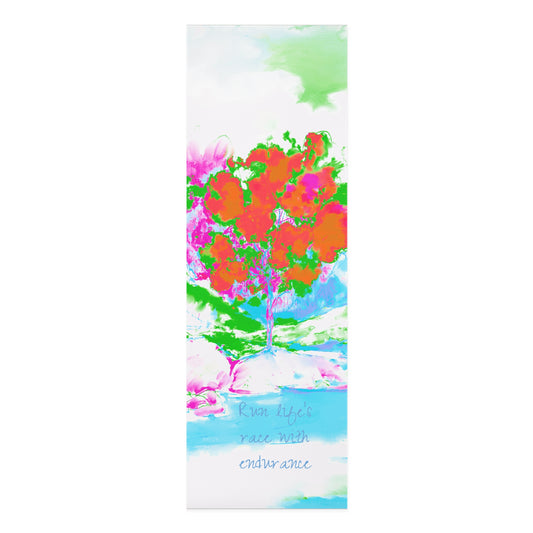 Joyful Landscape Exercise Mat Run life's race with endurance