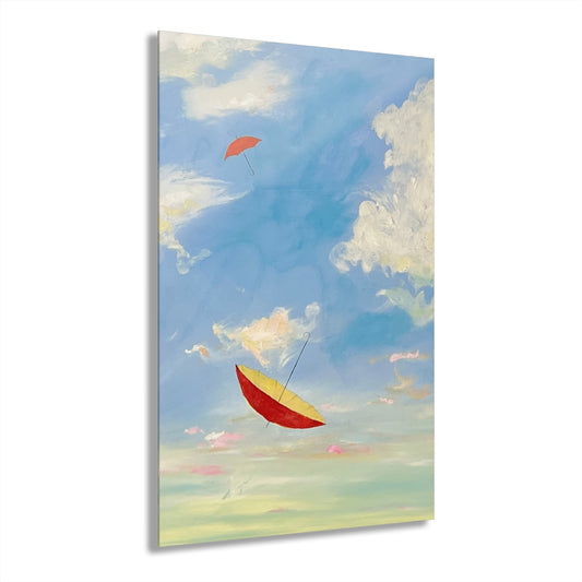 Acrylic Wall Art #1 Umbrella Rain