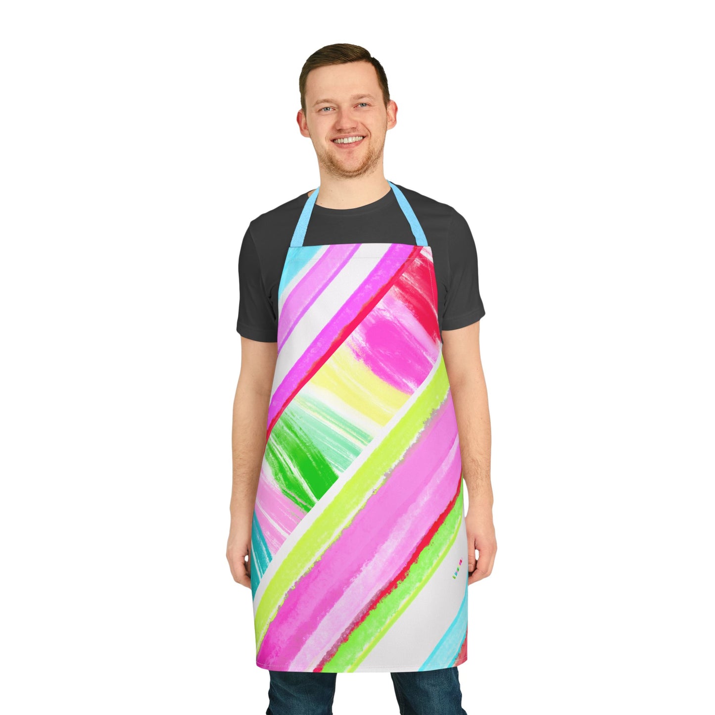 Aprons Watercolor Diagonal Stripes