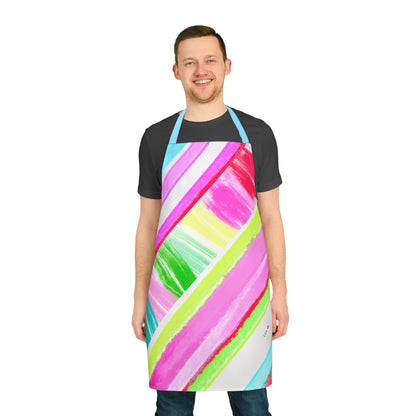 Aprons Watercolor Diagonal Stripes