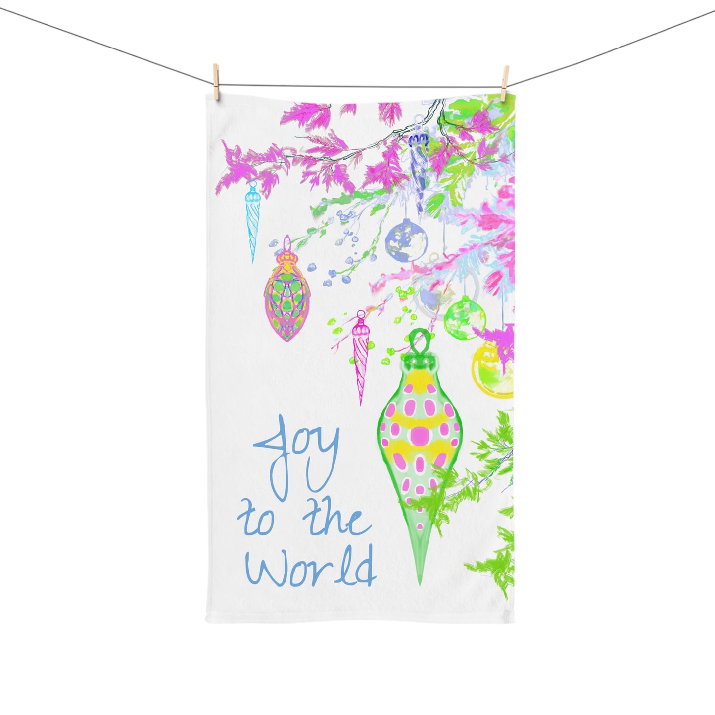 Hand Towels. Joy to the World