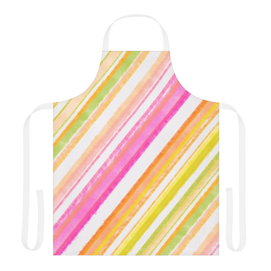 Diagonal Stripes Apron