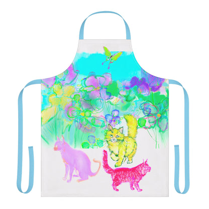 Colorful Cat Apron