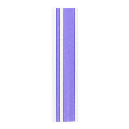 Mega Stripe Table Runner (Cotton Creamy White, Poly Bright White) Royal Blue