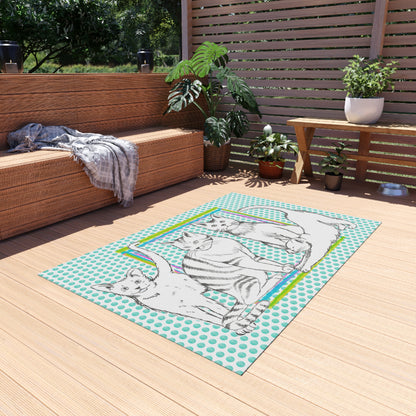 Indoor/Outdoor Rugs Kitty Fun