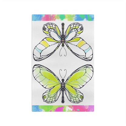 Flutterstripe Microfiber Tea Towel