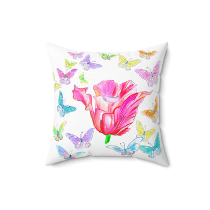 Pillows Dancing Tulips Butterflies
