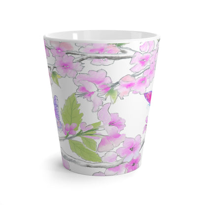 Butterfly Swing Latte Mug Lavender, Pink