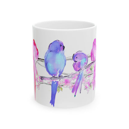Blossoms & Birds Ceramic Mugs