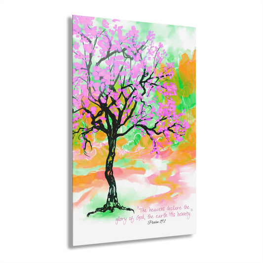 Joyful Landscapes Acrylic Prints "The heavens declare,,," Psalm 19:3