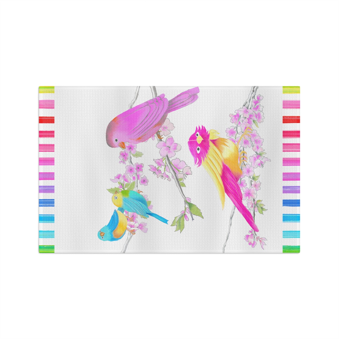 Jolly Birds Microfiber Tea Towel
