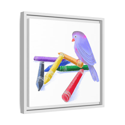 Jolly Birds Matte Canvas Framed