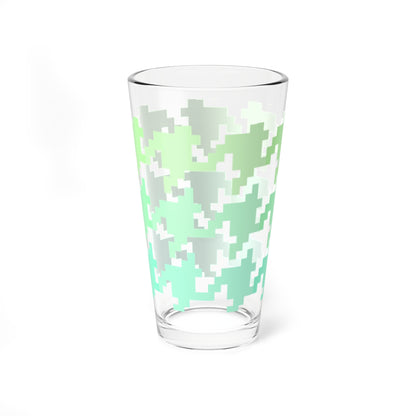 Mixing Glass, 16oz Houndstooth Fun
