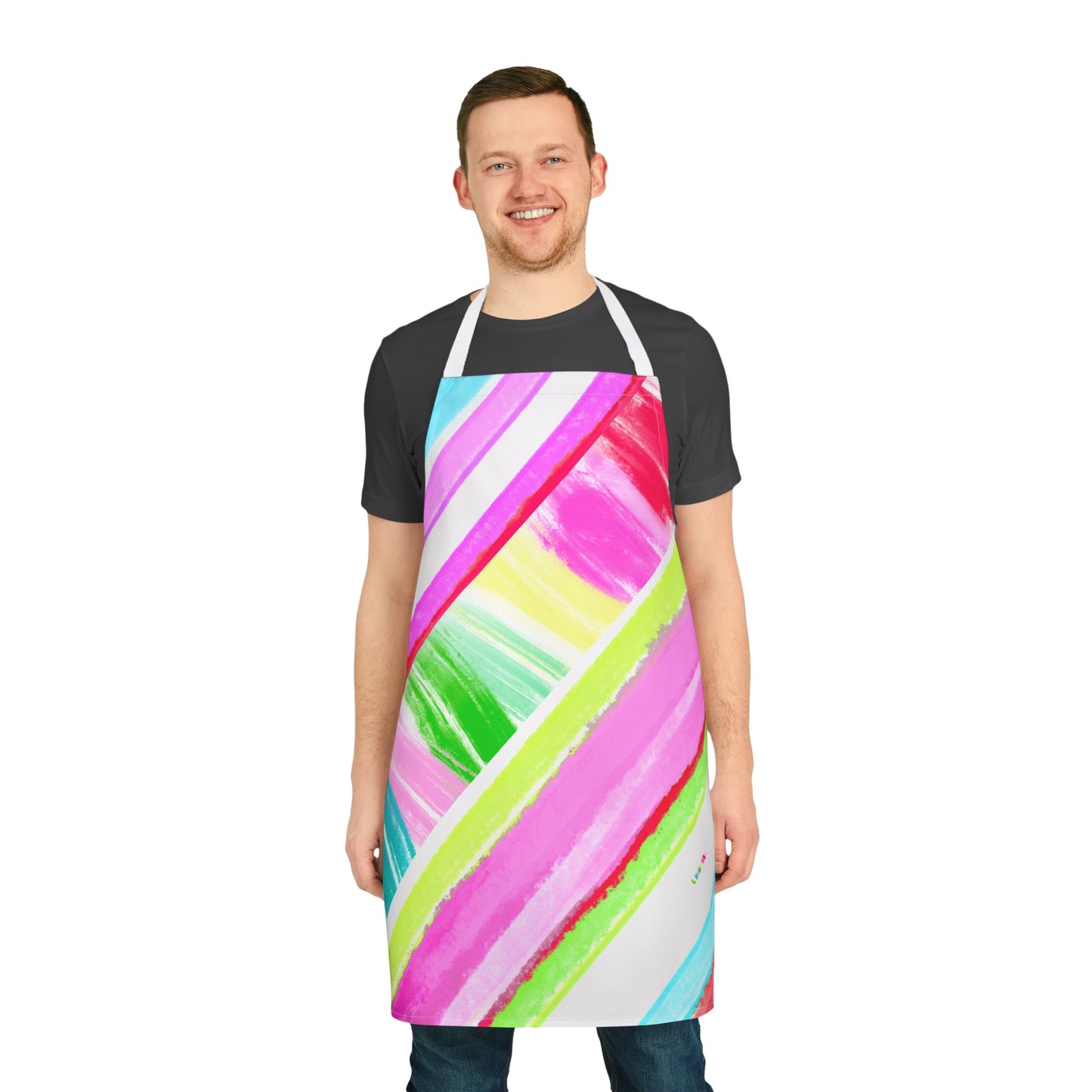 Aprons Watercolor Diagonal Stripes