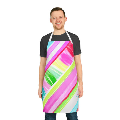 Aprons Watercolor Diagonal Stripes