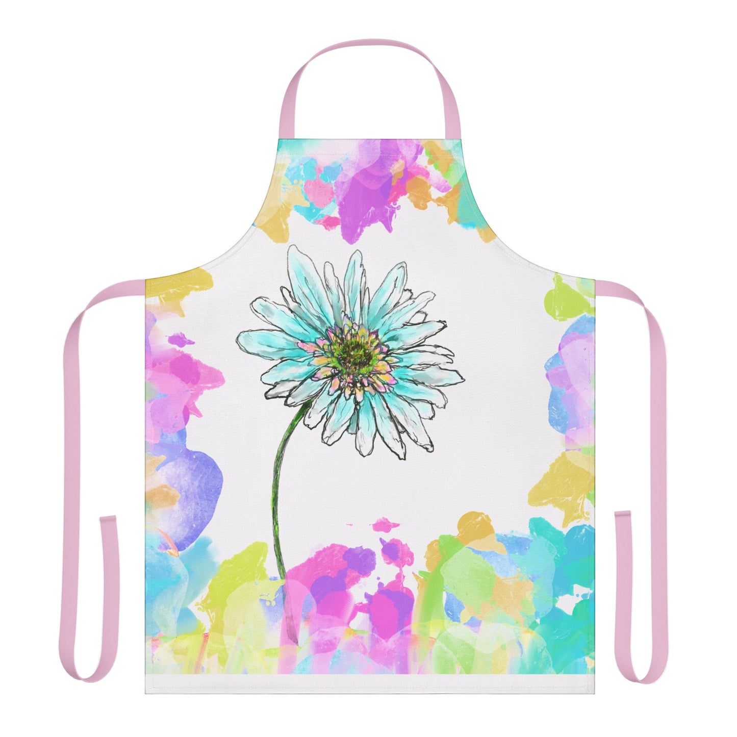 Zinnia Color Splash Apron