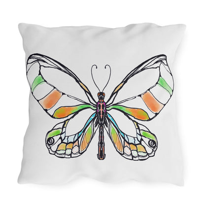 Outdoor Pillows Lulu Butterflies Orange