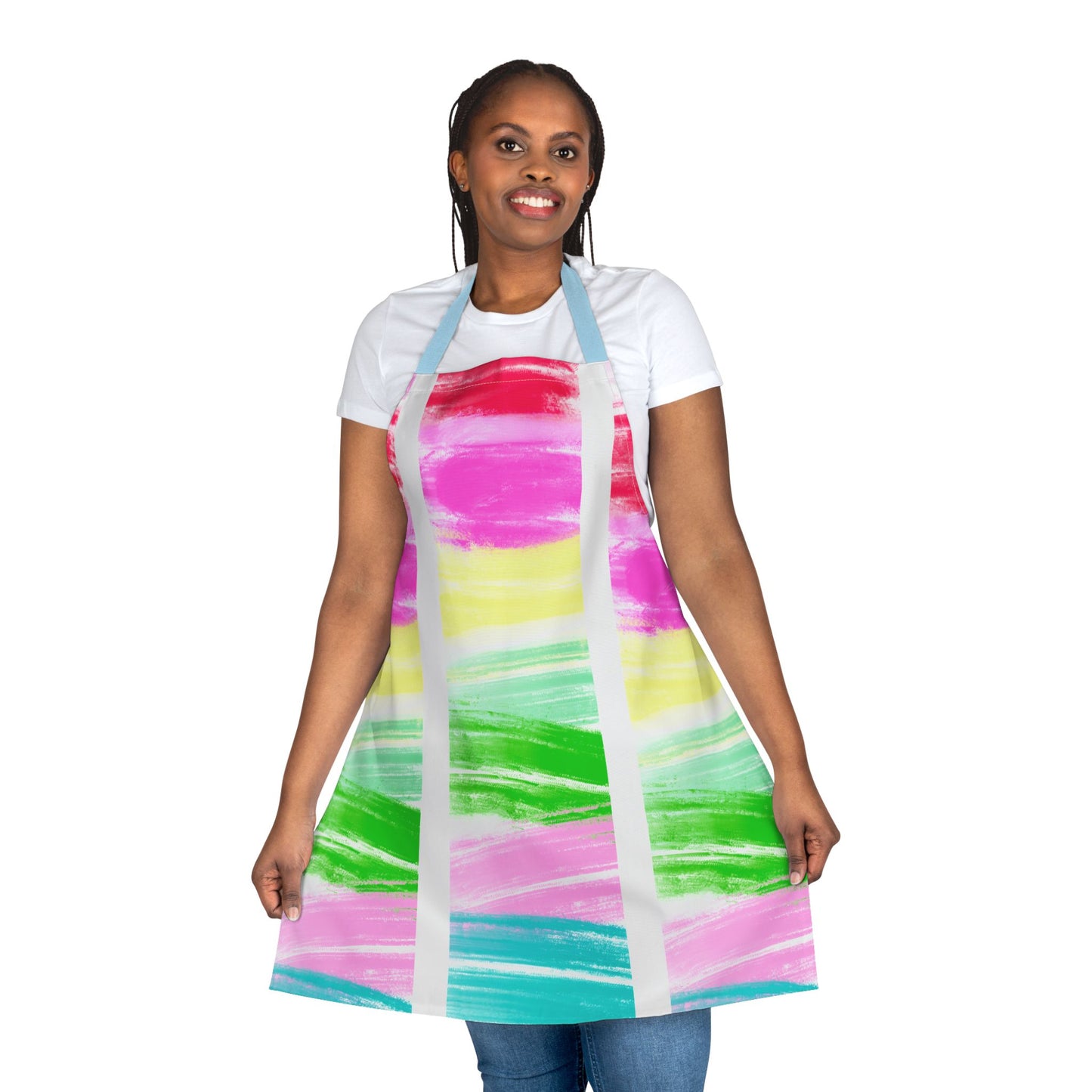 Aprons Watercolor Fun Stripes