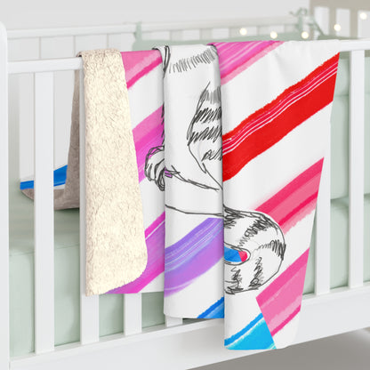 Blankets Sherpa Fleece Stripe & Pounce