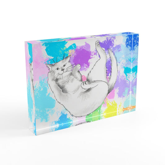 Kitty Fun Acrylic Block