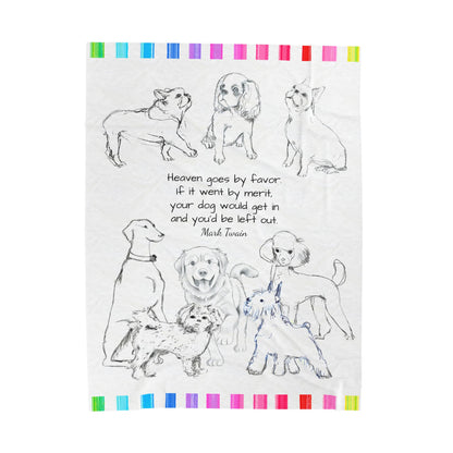 Dogi Fun, Velveteen Plush Blanket