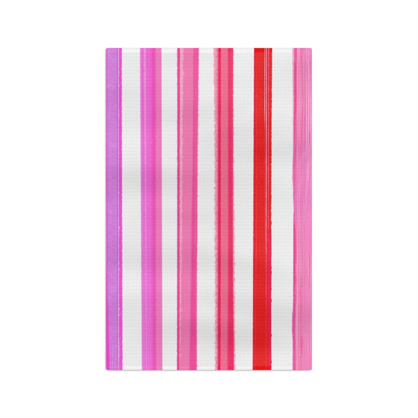 Watercolor Stripes Tea Towel